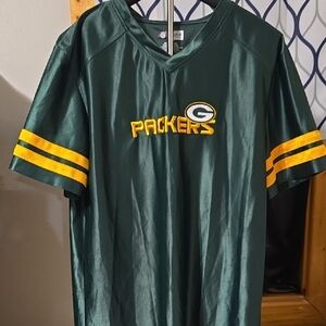 NFL Team Apparel Green Jersey